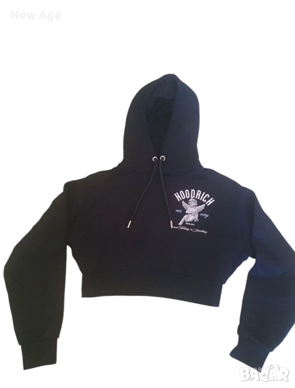 HOODRICH СУИТЧЪР С КАЧУЛКА GLOW CRP HD BLK р. XS, снимка 1