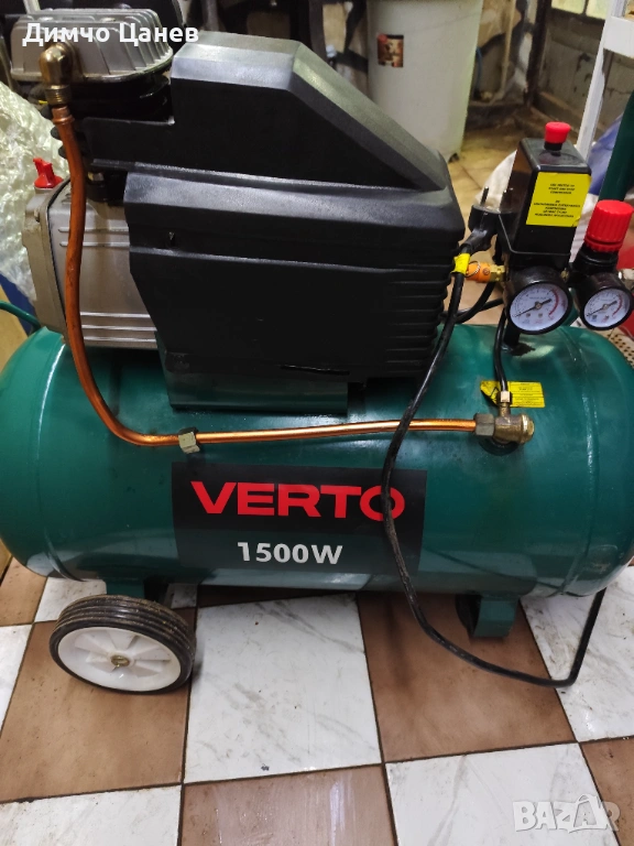 Продавам компресор Верто с повреда в мотора , снимка 1