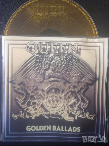 Queen – Golden Ballads - Рок балади матричен диск музика група Куийн, снимка 1