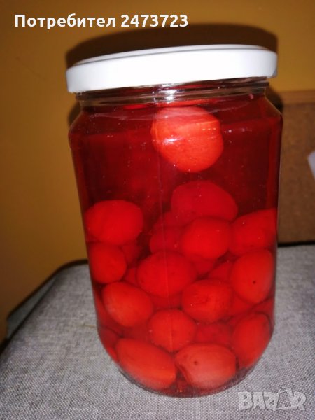 Компот от дренки, круши и ябълки 0.750 мл, снимка 1