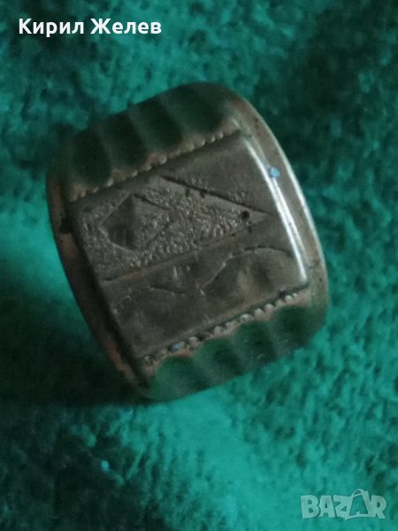 Пръстен стар бронзов 21871, снимка 1