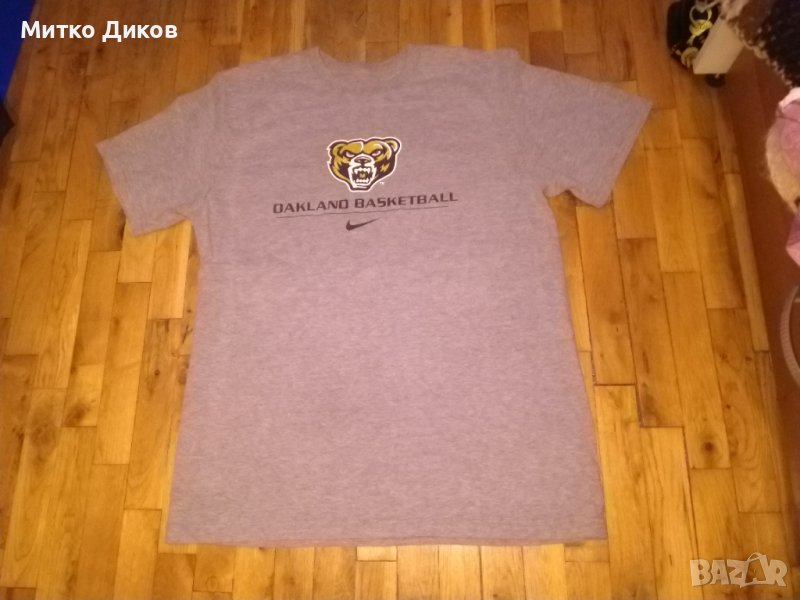 Oakland Golden Grizzlies маркова тениска баскетбол на Найк размер Л , снимка 1