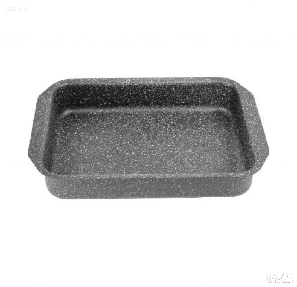 Тава за печене с мраморно незалепващо покритив, 35x24,5x5,5 см, снимка 1