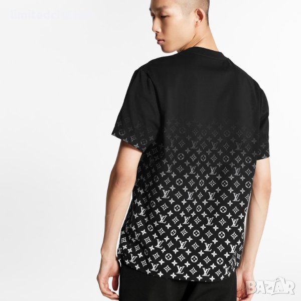 LOUIS VUITTON LV Monogram Gradient Logo Print Мъжка Тениска size S, снимка 1