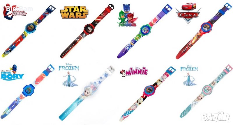 Промоция ! Електронни часовници на известни герои, снимка 1