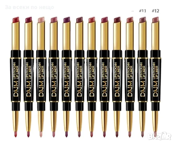 Комплект червила 2в1 - 12 броя, снимка 1