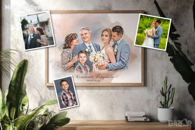 Дигитален пастелен портрет, снимка 1