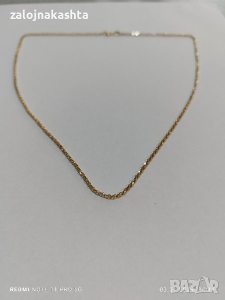 Нов  Златен синджир-1,98гр, снимка 1