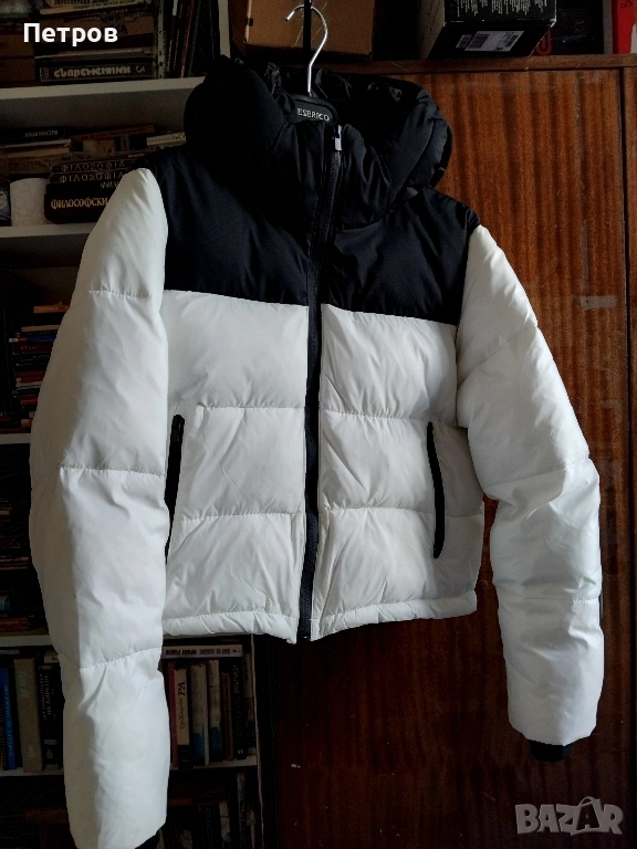 Капитонирано яке CROPP - puffer с качулка, S, снимка 1