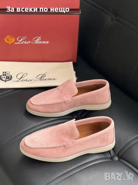 Loro Piana Дамски Розови Обувки Естествен Велур Лоро Пиана Код E243, снимка 1
