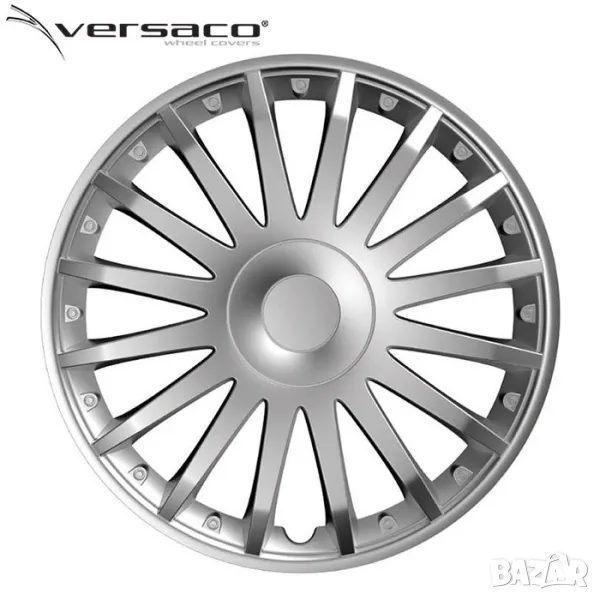 Тасове за джанти Versaco Crystal Silver, снимка 1
