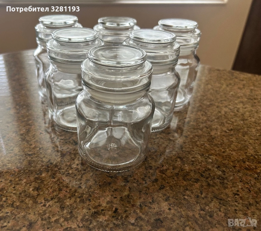 Чисто нови стъклени бурканчета, снимка 1