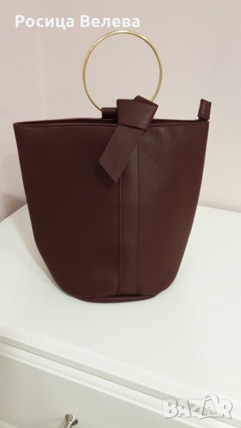 Дамска чанта цвят бордо, снимка 1