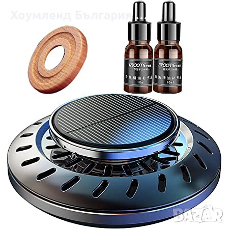 Луксозен дълготраен соларен ароматизатор за кола, снимка 1