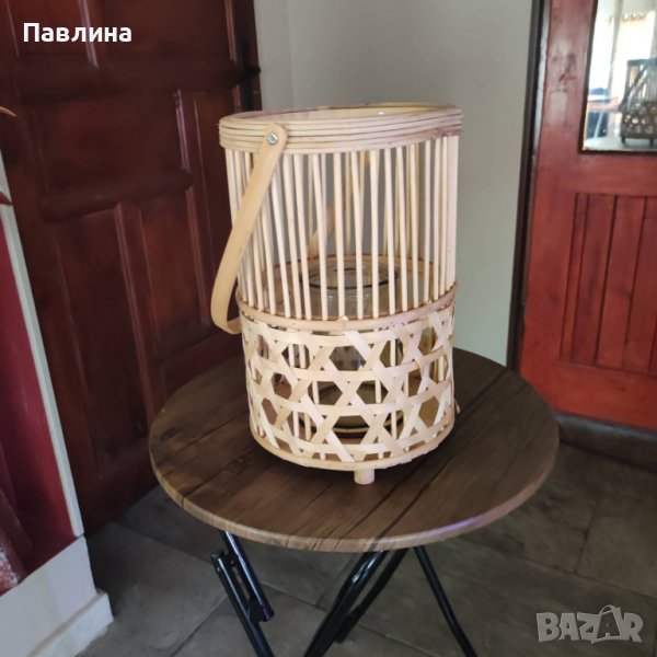 Свещници от ратан, снимка 1