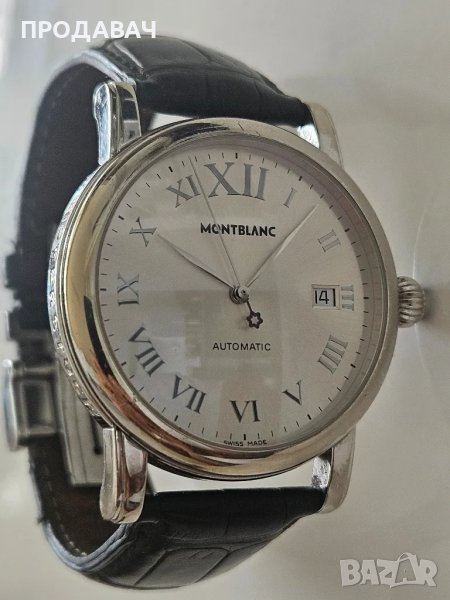 Montblanc Meisterstück 40mm 7068 Сребърен Римски , снимка 1