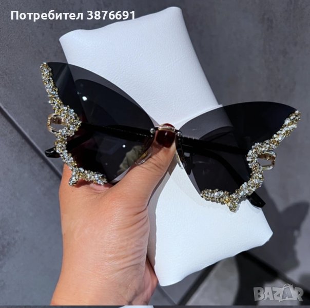 Слънчеви очила Diamond luxury butterfly , снимка 1