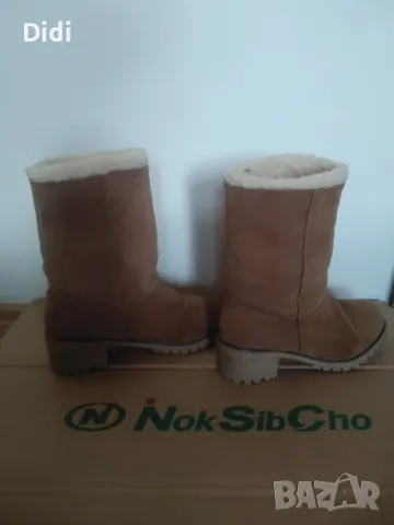 Ботуши набук 37/38 номер , снимка 2 - Дамски ботуши - 49134568