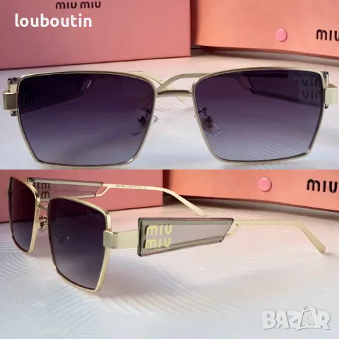 Miu 2024 дамски слънчеви очила правоъгълни 7 цвята , снимка 12 - Слънчеви и диоптрични очила - 48016248