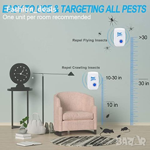 Нов Ултразвуков репелент против комари насекоми за контакт Дом , снимка 4 - Други стоки за дома - 42944629