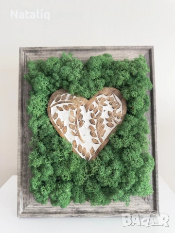 Декорации от скандинавски мъх, снимка 2 - Декорация за дома - 53307440