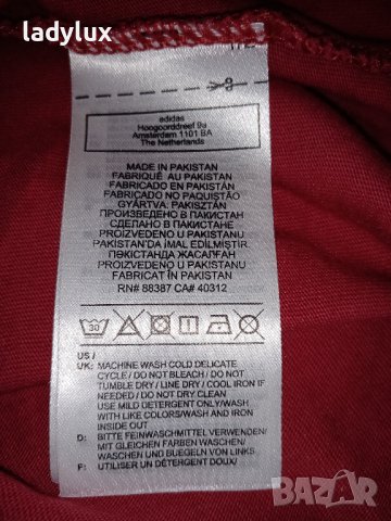 Adidas, Оригинална, 95% Памук, Размер S/М. Код 2142, снимка 5 - Тениски - 43945870