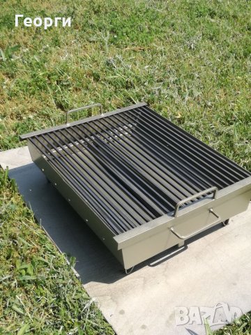 РЪЧНО ИЗРАБОТЕНО БАРБЕКЮ ЗА ДЪРВЕНИ ВЪГЛИЩА, снимка 2 - Барбекюта - 6970950