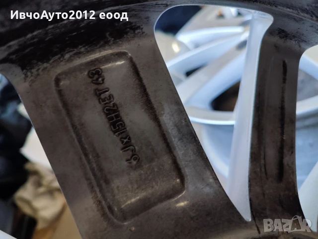 Алуминиеви джанти 15  vw golf 5.6.7 Фолксваген голф , снимка 8 - Гуми и джанти - 50663438