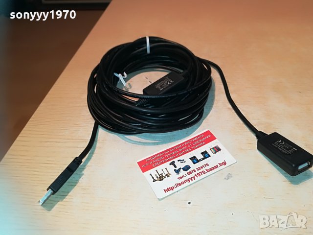 logilink-usb cable usb 10m germany 0504211654, снимка 3 - Кабели и адаптери - 32434707
