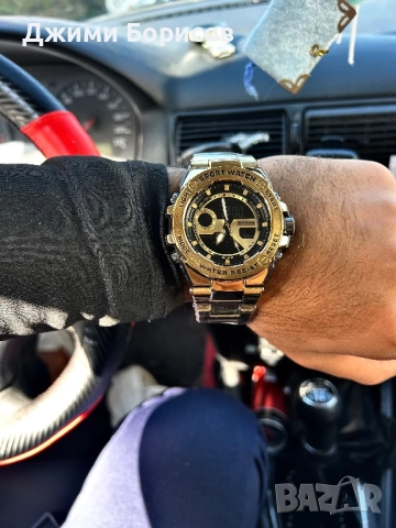 МЪЖКИ НОВ ЧАСОВНИК + 1 ГОДИНА ГАРАНЦИЯ , снимка 1