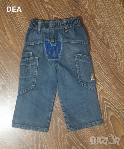 Дебели дънки Хага 86см-10лв+подарък НОВИ, снимка 2 - Панталони и долнища за бебе - 28246271