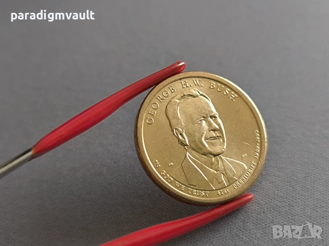 Монета - САЩ - 1 долар (Джордж Буш) UNC | 2020г.