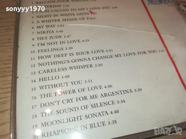 RICHARD CLAYERMAN-КУТИЯ/ОБЛОЖКА 3004251726, снимка 9 - CD дискове - 50098546