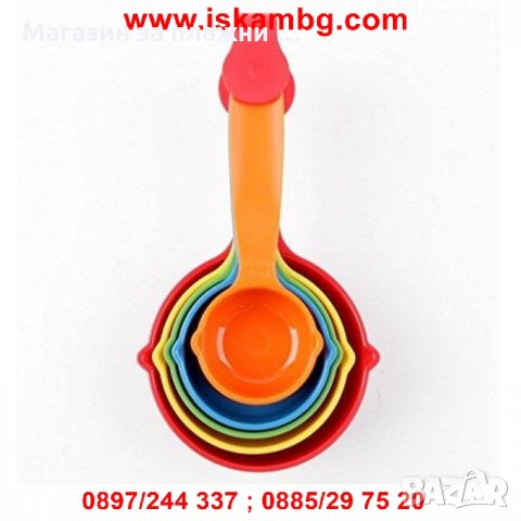 Мерителни чашки и лъжички к-т от 5 броя - код 9028, снимка 4 - Други стоки за дома - 26989519