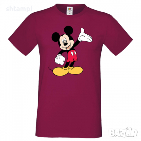 Мъжка тениска Mickey Mouse 2 Подарък,Изненада,Рожден ден