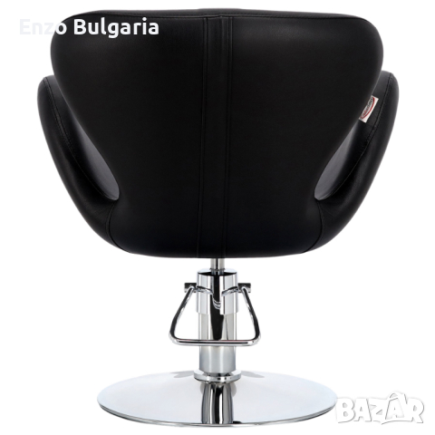 Хидравличен въртящ се фризьорски стол Viva за фризьорски салон Z-FJ-83037-BLACK-FOTEL-BEZPODN, снимка 3 - Фризьорски столове - 43860840