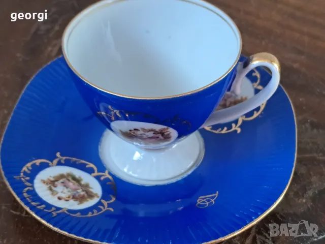 двоен порцеланов сет за кафе Ромео и Жулиета полски порцелан  24/4, снимка 14 - Чаши - 49580478