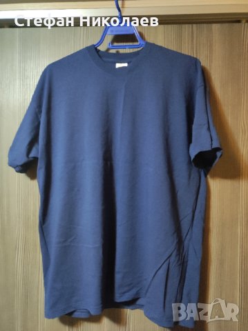 Мъжка памучна тениска, размер XL, отговаря на L по-скоро , снимка 1 - Тениски - 43644499