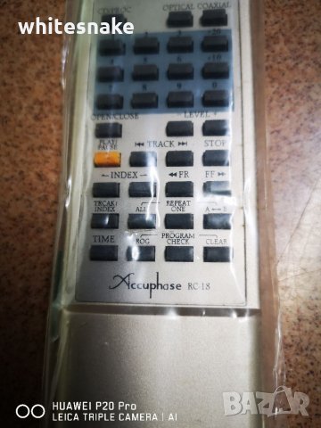 Accuphase RC-18,Original remote Control for CD, AV ( New ) , снимка 3 - Декове - 35162612