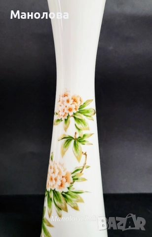 Порцеланова ваза AK Kaiser от серия Rosana., снимка 3 - Други ценни предмети - 52192510