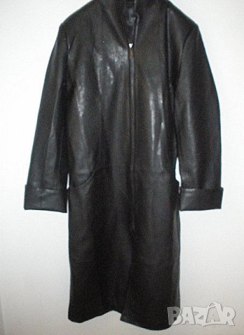 продавам Дълго кожено яке ,чисто ново подходящо за дъжд размер XL Eko кожа цена 45 лева, снимка 1