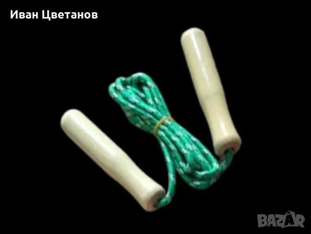 Удобно въже за скачане с дървени дръжки, снимка 3 - Други - 48885502