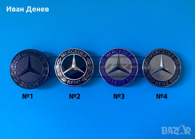 Емблема за Mercedes Benz тапа / Мерцедес w220 w203 w211 CDI w204 w210