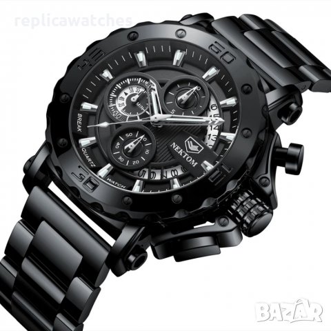 Мъжки часовник с хронограф, снимка 2 - Луксозни - 33267703