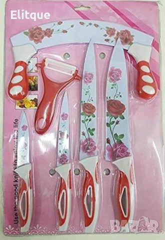 6в1 Комплект за рязане с керамичен чопър и белачка , снимка 5 - Прибори за хранене, готвене и сервиране - 52889138