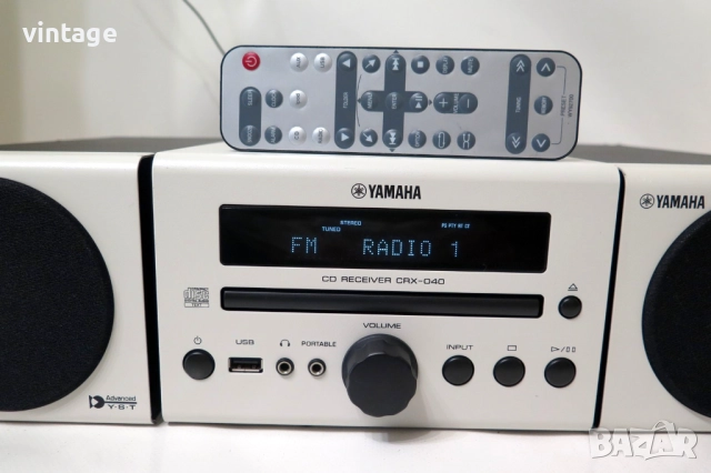 Yamaha CRX-040 white, снимка 11 - Аудиосистеми - 51574393