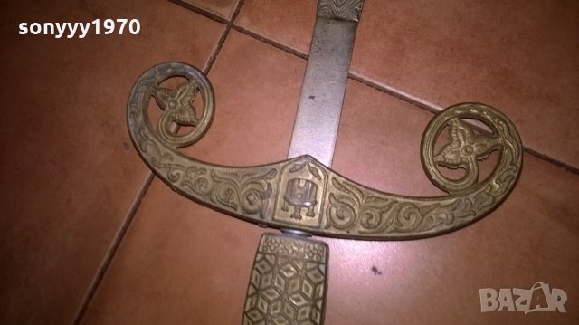 меч/сабя/шпага-ретро колекция-101см-антика-внос швеицария, снимка 6 - Колекции - 27578445