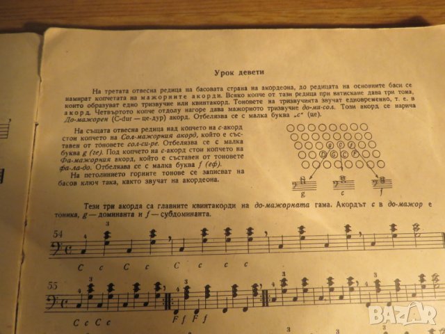 Стара Школа за акордеон, учебник за акордеон  Георги Наумов - Научи се да свириш на акордеон 1961, снимка 8 - Акордеони - 26839874