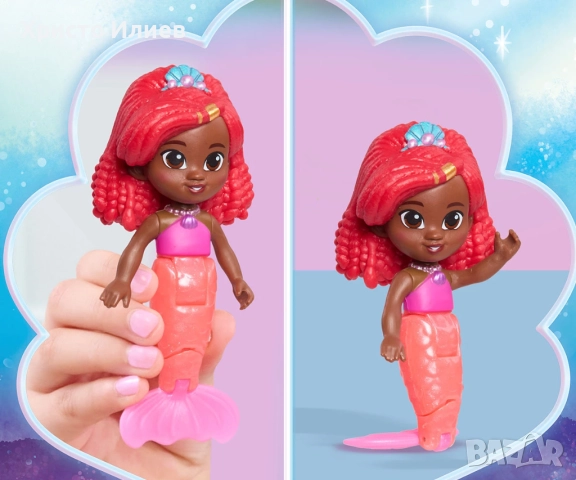 Ариел Комплект фигурки Кралско семейство Disney junior Ariel, снимка 4 - Фигурки - 52748776