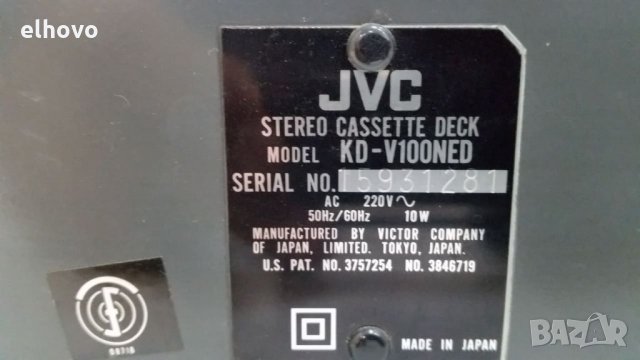 Дек JVC KD-V100, снимка 6 - Декове - 26273206